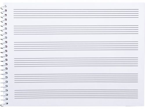 Bloco musica liderpapel quarto 20 fls ao baixo pentagrama , Liderpapel , 737 , 8423473007376